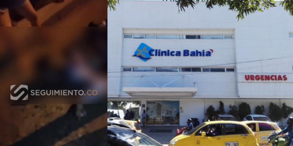 El agente se encuentra en la Clínica Bahía.