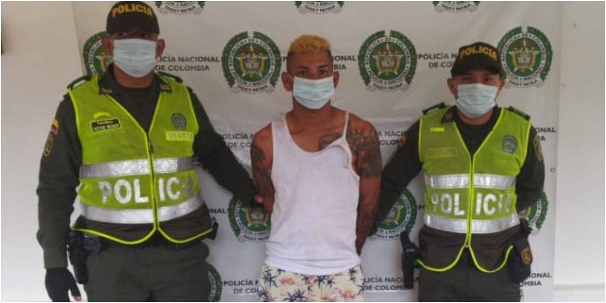 Policía del Magdalena Andrés José Gutiérrez Mercado.