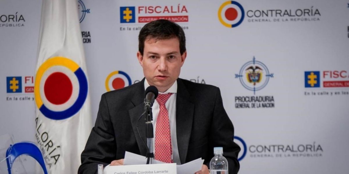 El Contralor de la República, Felipe Córdoba.