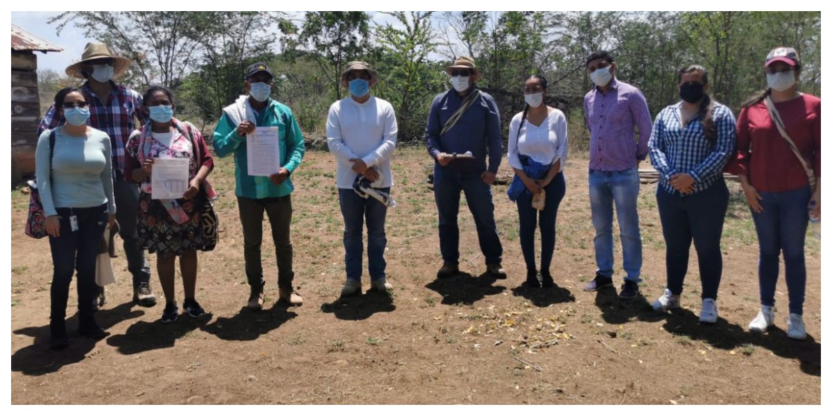 Se cumple entrega de predios restituidos a campesinos de Sabanas de San Ángel y Chibolo.