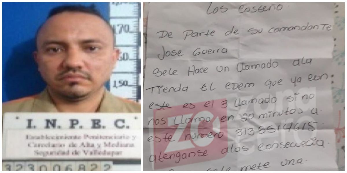Zona Cero Alias Otón extorsiona desde las cárceles.