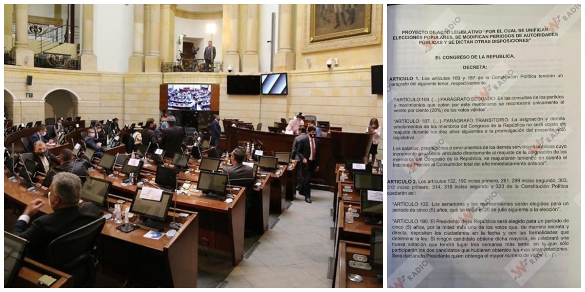 En el Congreso cursará su trámite un proyecto de acto legislativo que desde ya es ampliamente rechazado.