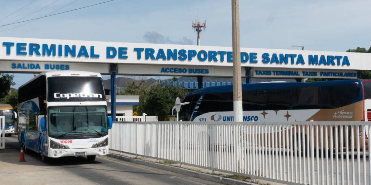 Terminal de Transportes de Santa Marta.