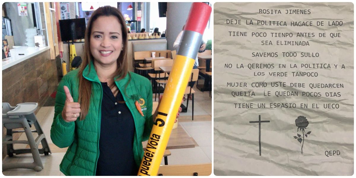Archivo Rosita Jiménez, dirigente del Partido Verde.