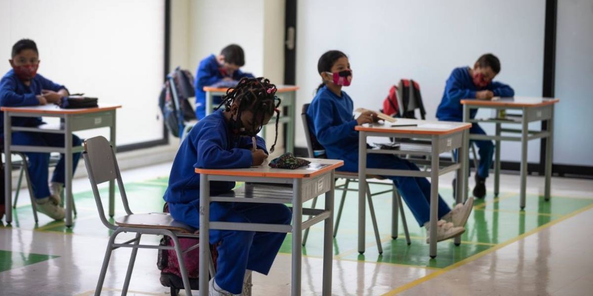 Semana Niños escolarizados en medio de la pandemia.
