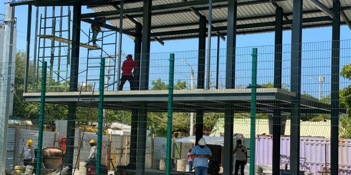 Obras cancha de Gaira
