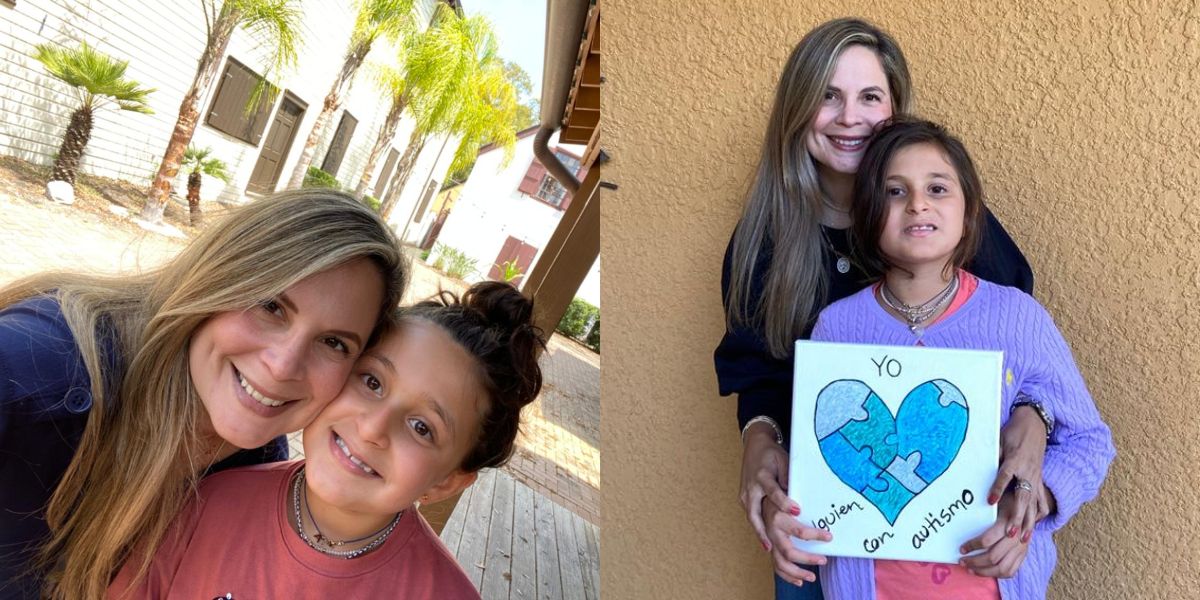 Andrea Victoria Elías Martínez, una menor samaria diagnosticada con autismo desde que tenía 2 años y 3 meses.