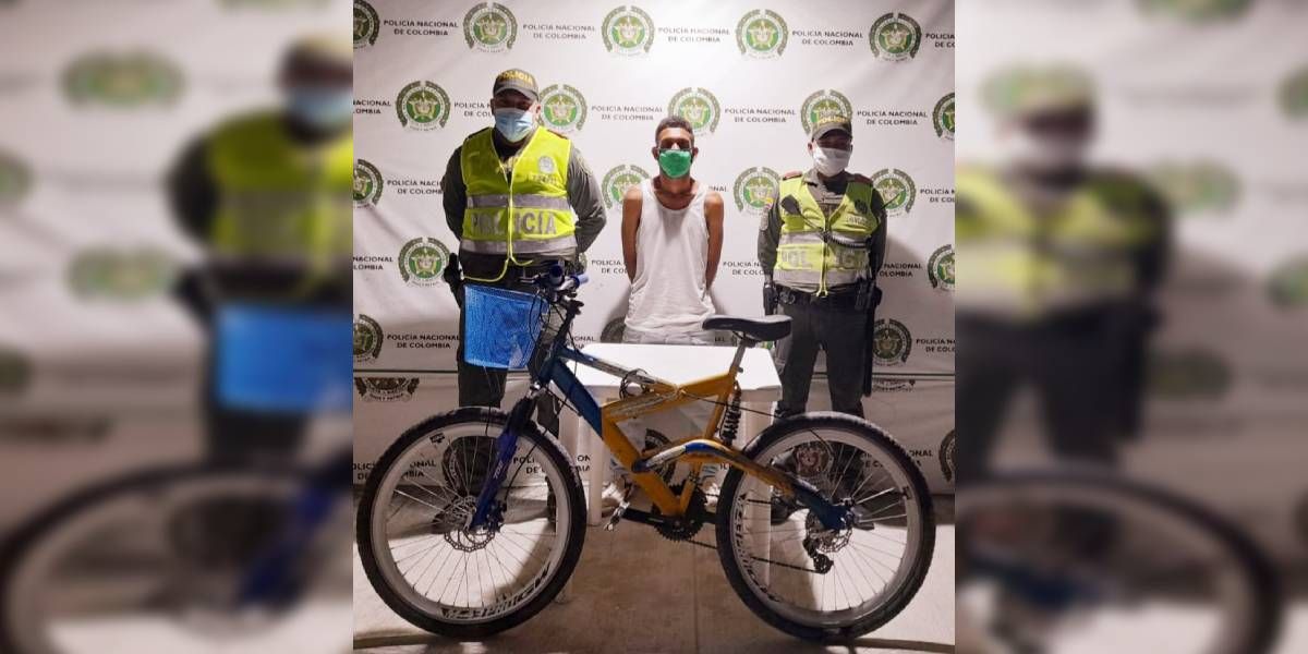 Policía Metropolitana de Santa Marta Hurto de bicicleta en Santa Marta.