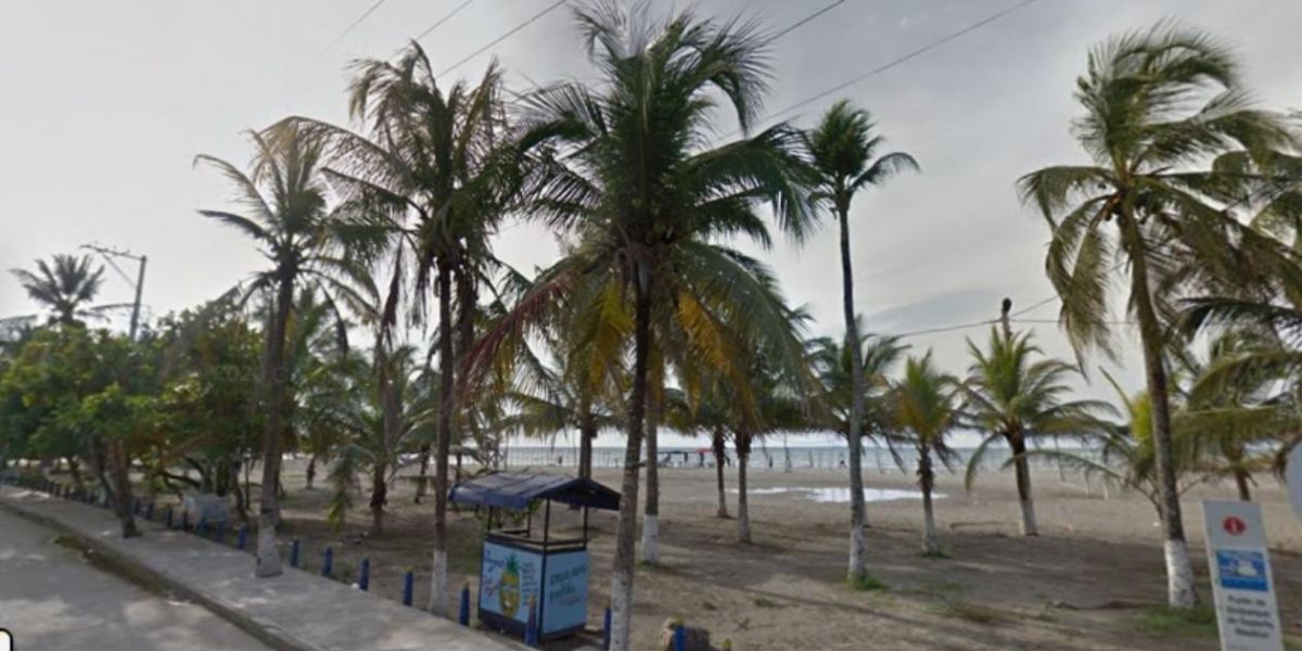 Google Maps Playa en Coveñas, Sucre.