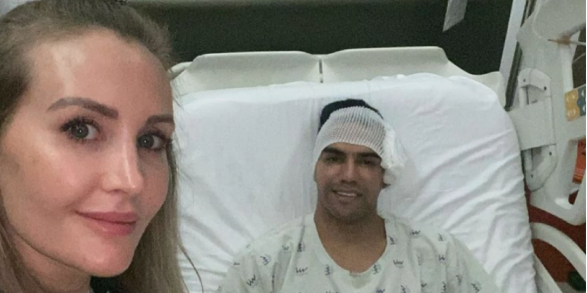 Instagram Falcao García y su esposa Lorelei Tarón.