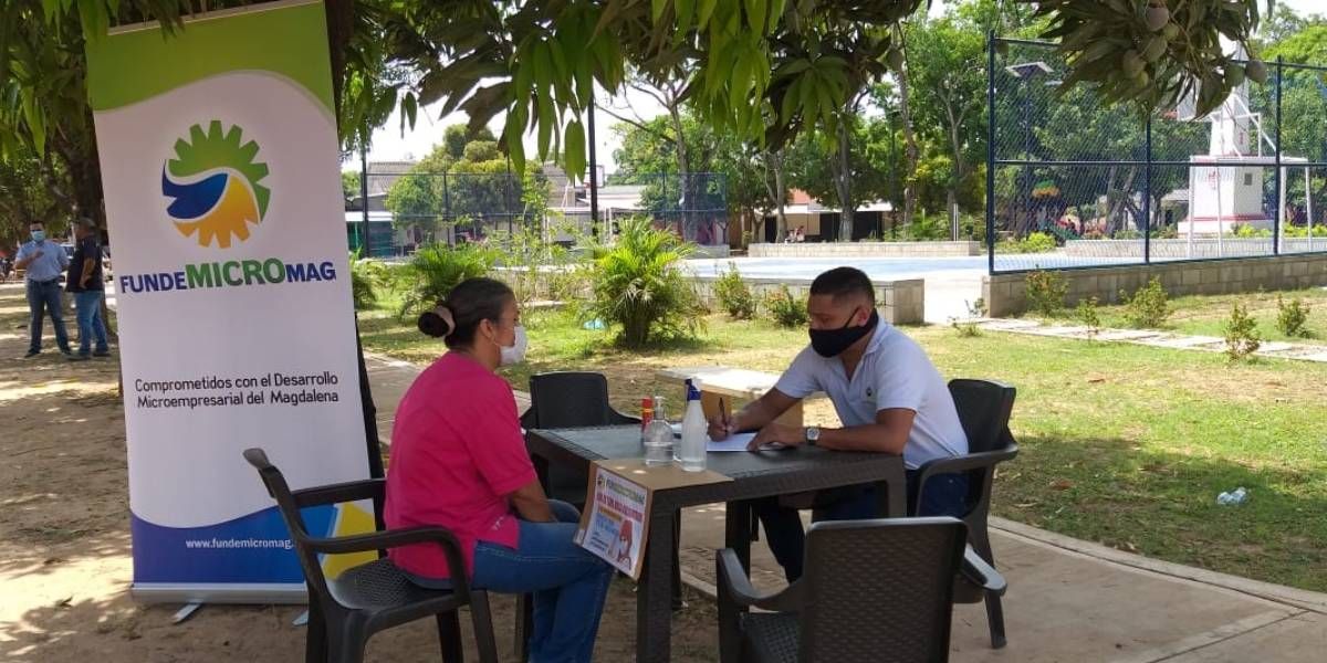 Fundemicromag en ayuda a los empresarios de Santa Marta. cortesía