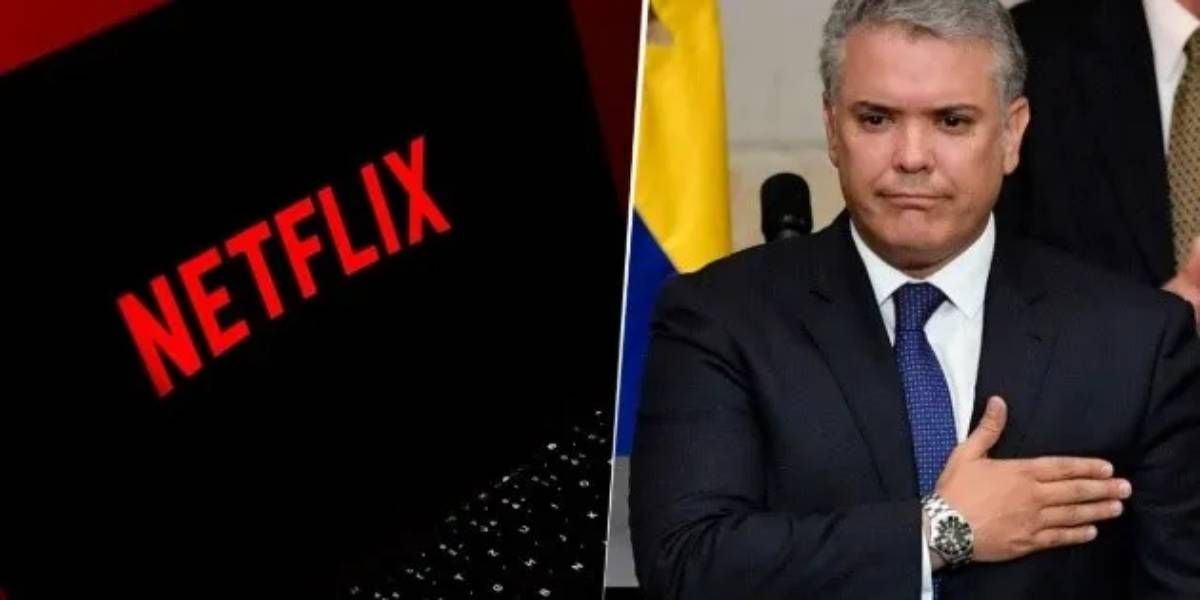 Iván Duque y la llegada de Netflix a Colombia. cortesía