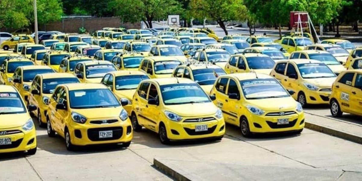 Taxis en Santa Marta.