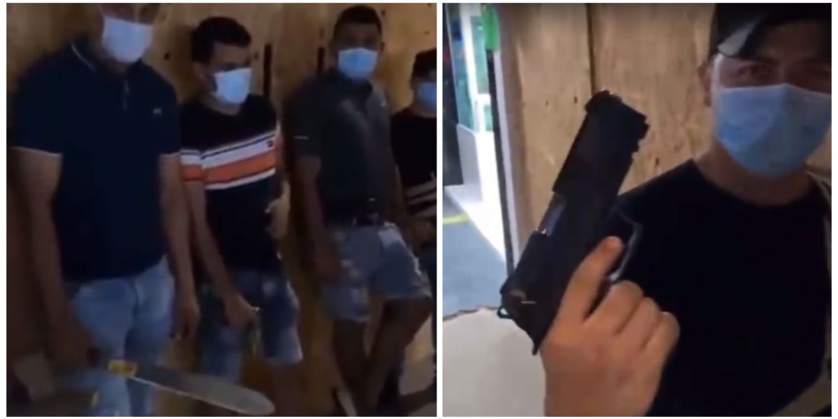 Cortesía Así se defiende el comercio en el centro de Santa Marta.