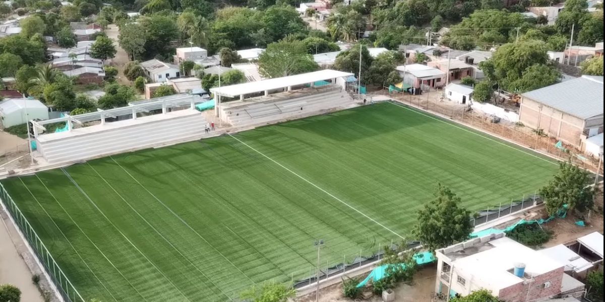 Cancha en Ariguaní.