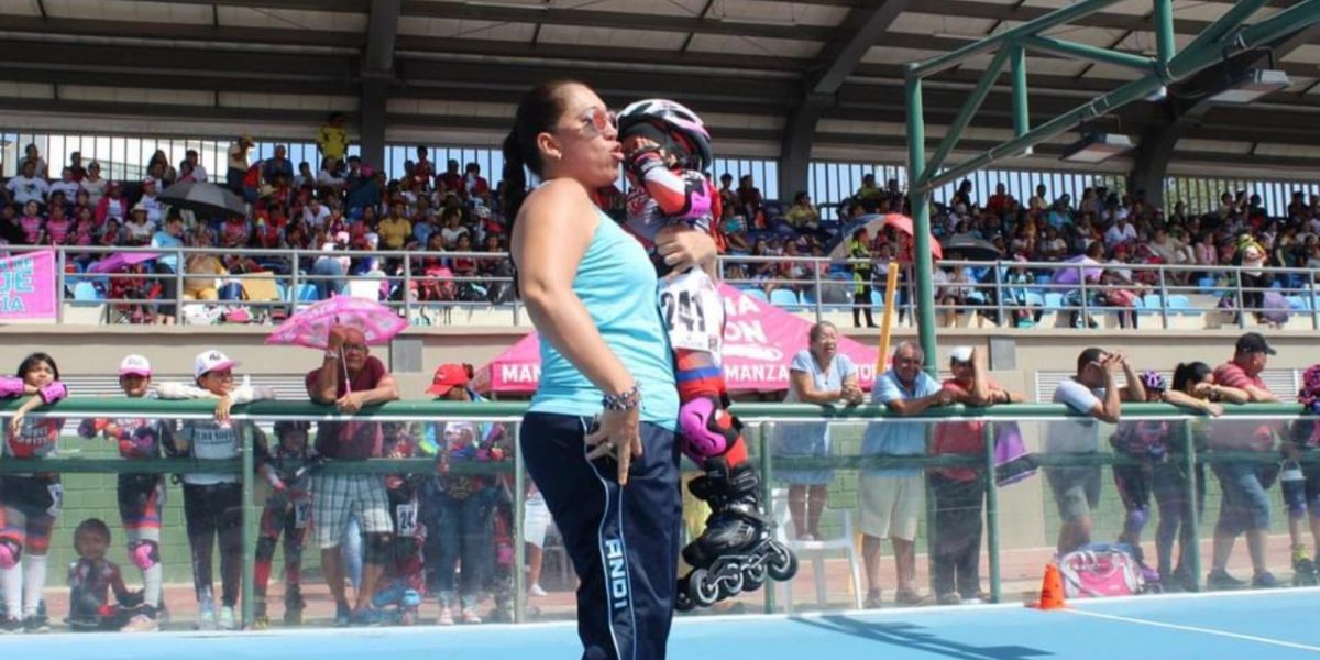 Irina Ariza Makacio fue recientemente elegida en la liga de patinaje del Magdalena.
