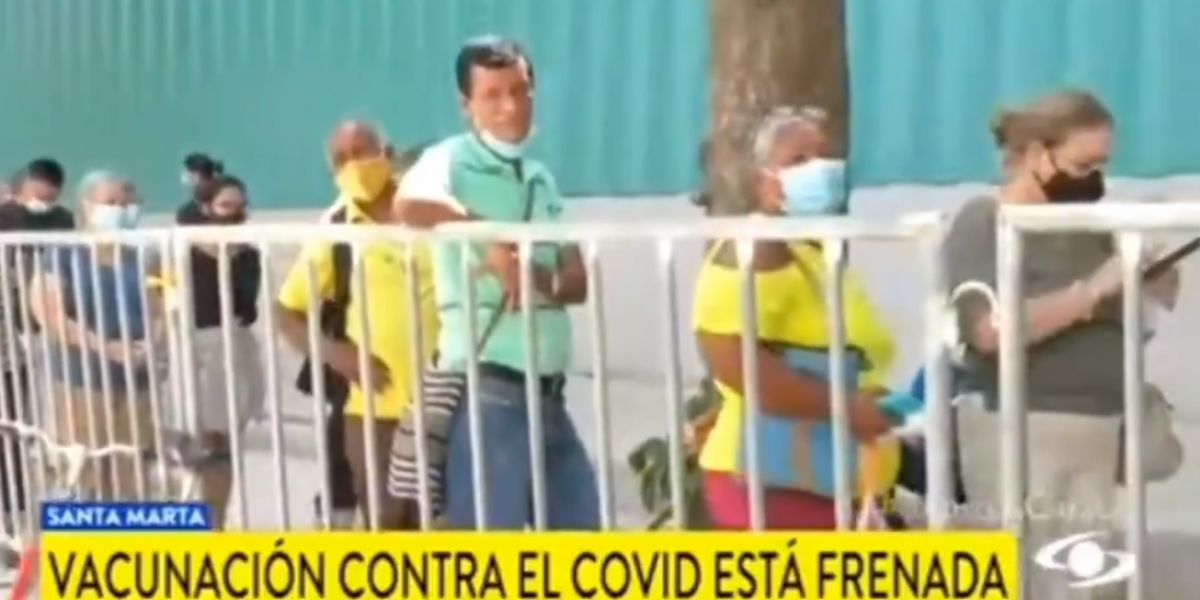 Noticias Caracol Informe sobre vacunación en Santa Marta genera controversia.