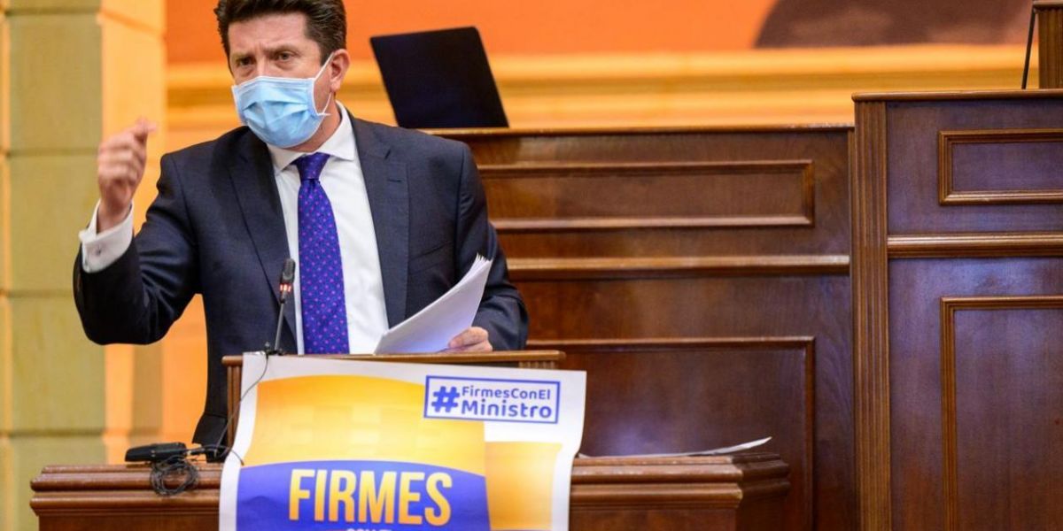 Twitter Ministro de Defensa, Diego Molano.