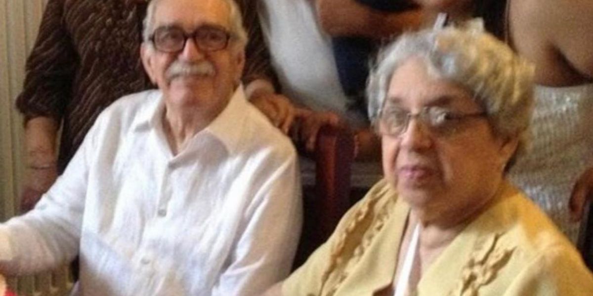 'Gabo' y su hermana Magarita.