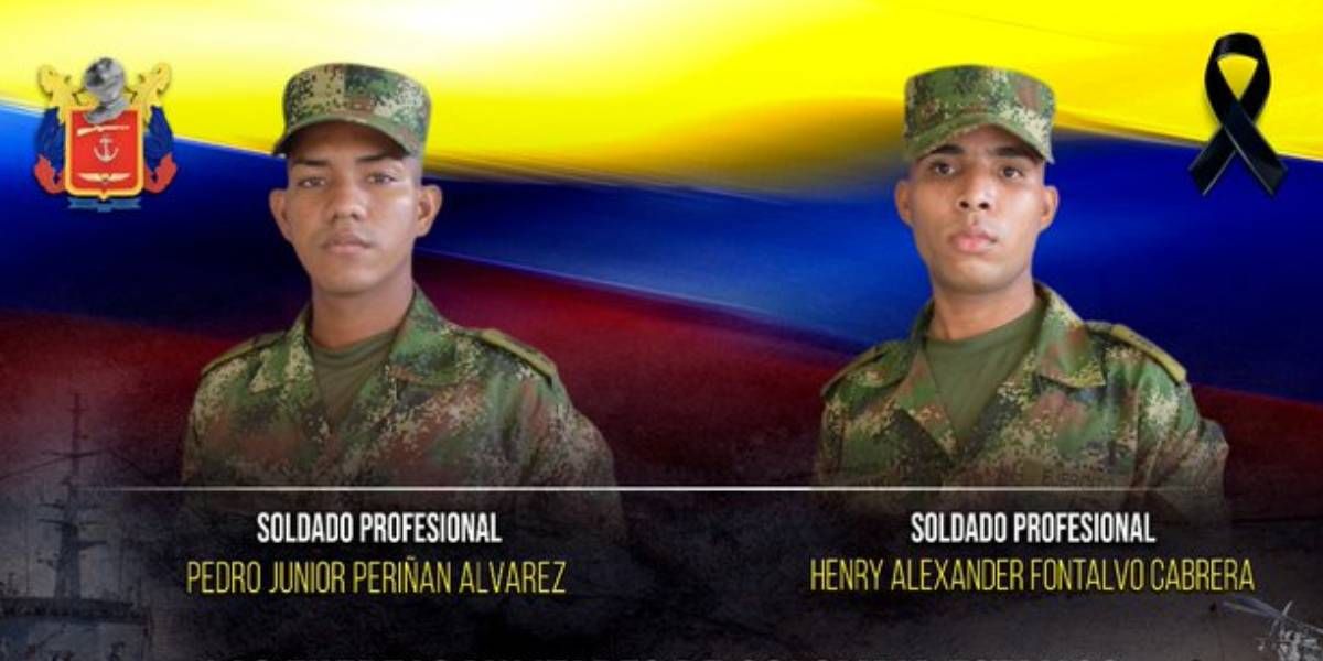 Ejército Soldados asesinados en Montecristo.