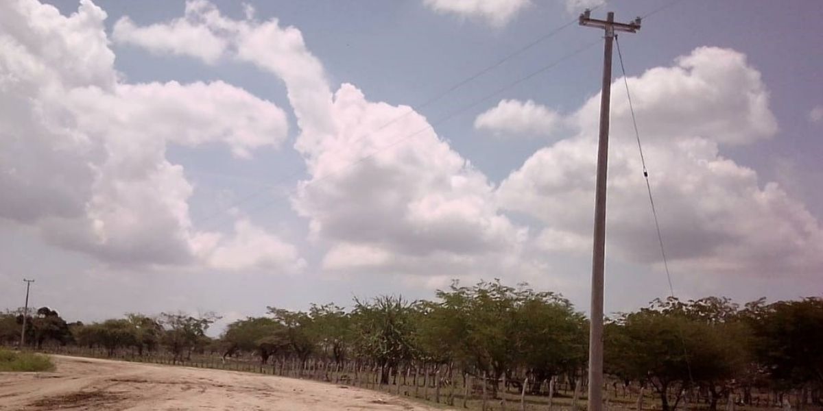 Zona rural de Remolino.