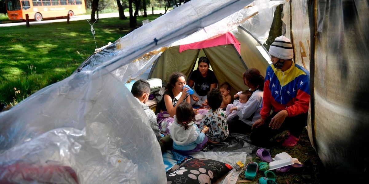 Migrantes venezolanos.