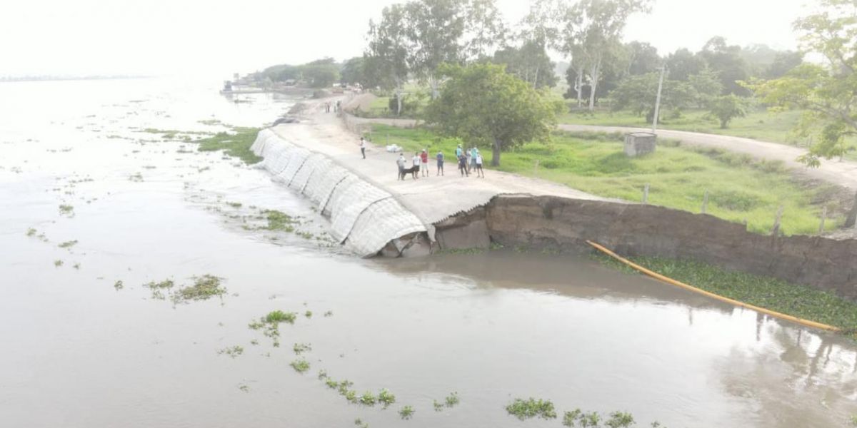 El mandatario precisó que, si hay erosión en río, pero no hay riesgo de desbordamiento.