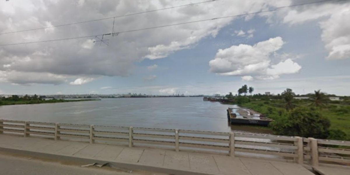 Google Maps Río Magdalena.