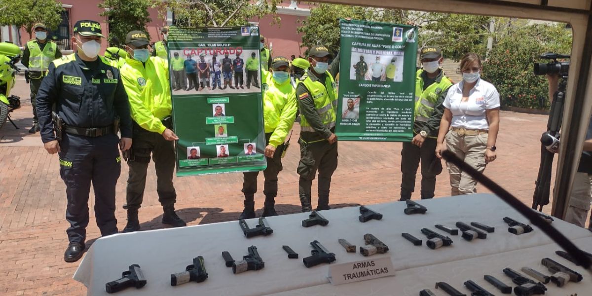 Seguimiento.co Esta mañana el coronel Solarte y la secretaria de Seguridad, Vallejos, entregaron los resultados de la operación.