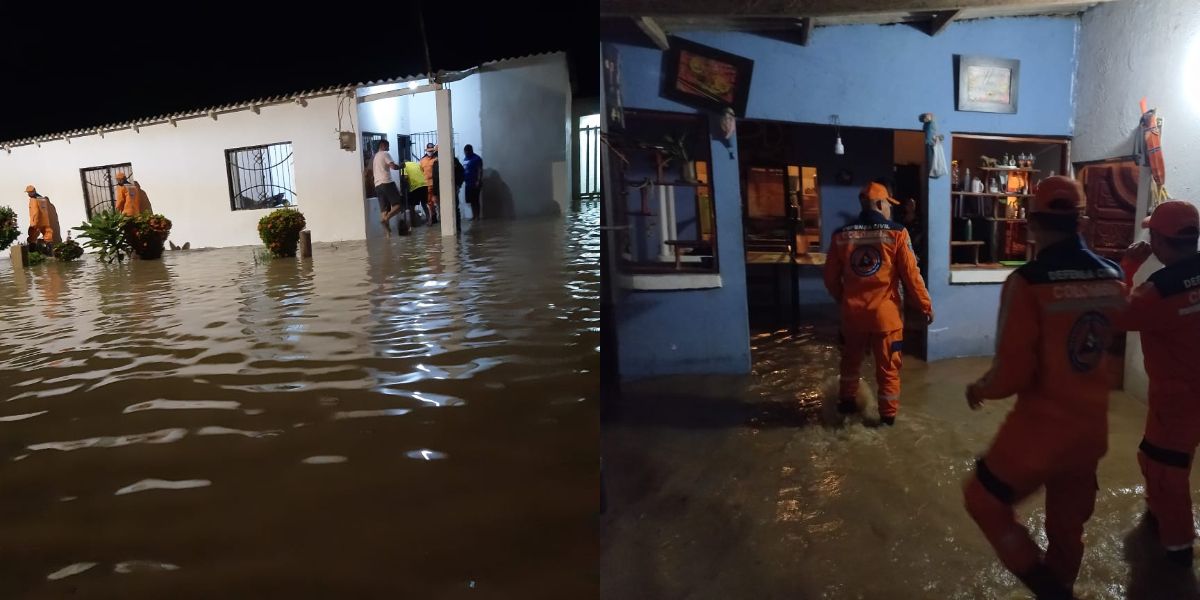 Las lluvias causaron estragos. 