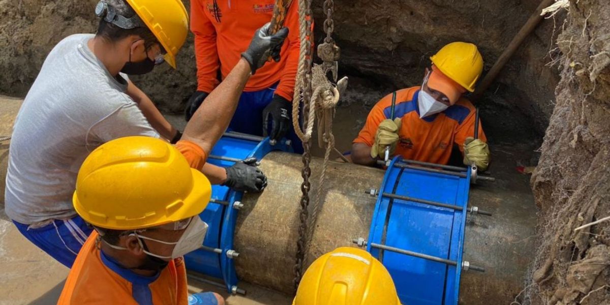 Seguimiento Essmar atendió el daño en el sistema.