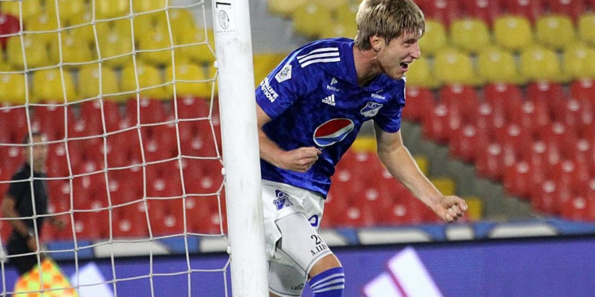 Dimayor Andrés Llinás, jugador de Millonarios.