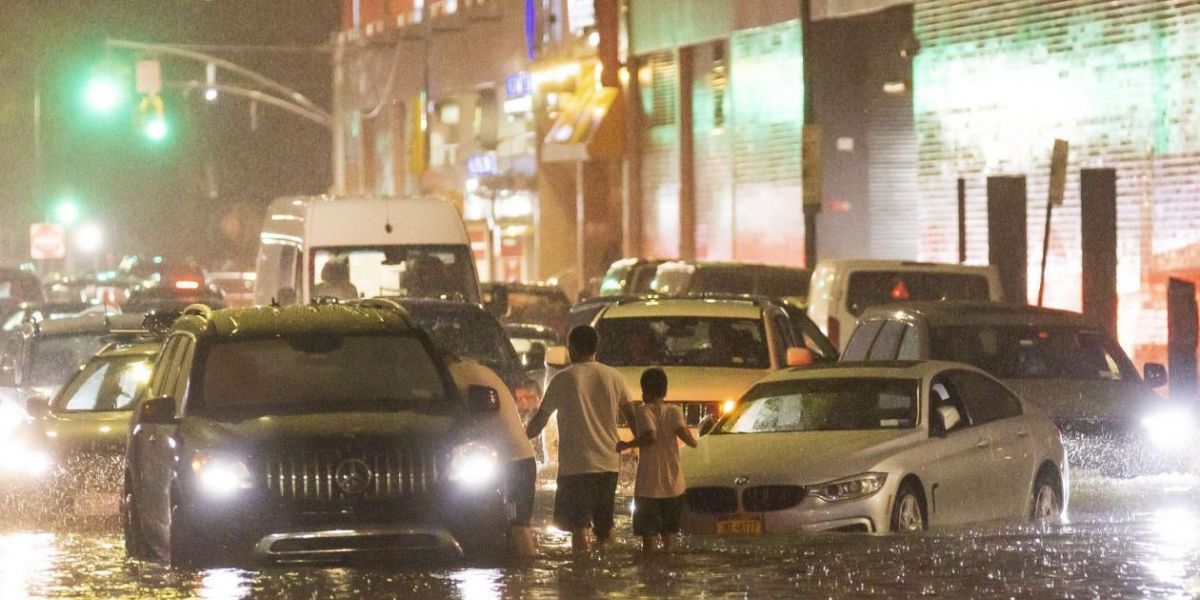 Paso de 'Ida' por Nueva York.