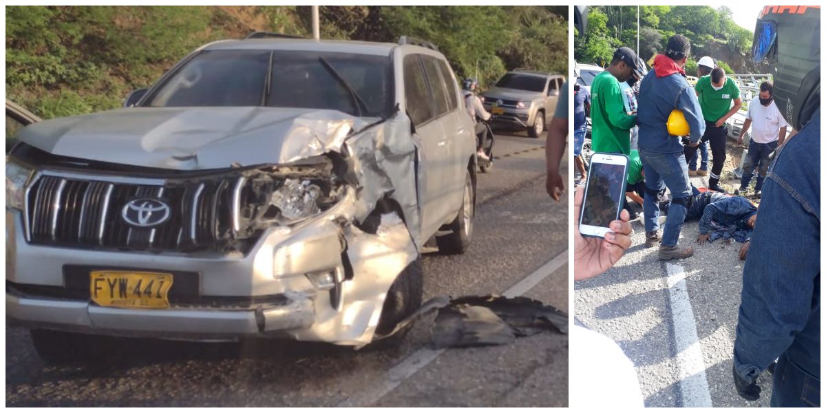 El accidente se presentó en la tarde de este viernes, en el Ziruma.