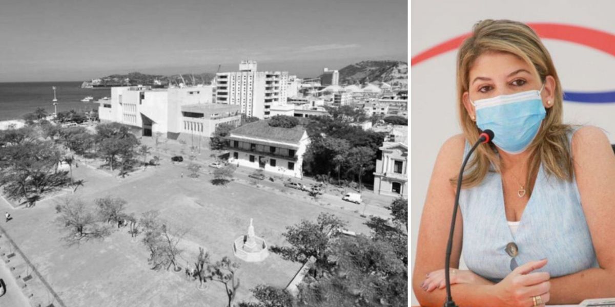 Seguimiento La alcaldesa ordenó izar la bandera a media asta.