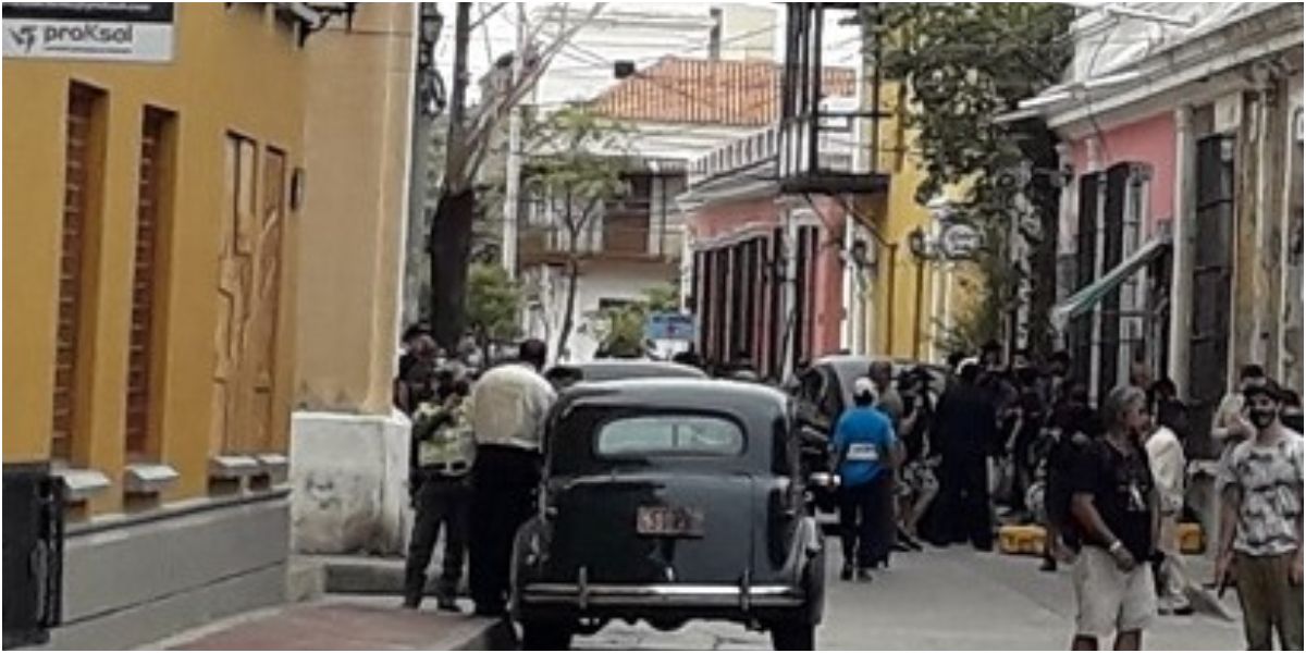 Cortesía. Este fin de semana el Centro Histórico volvió a ser escenario de grabaciones.