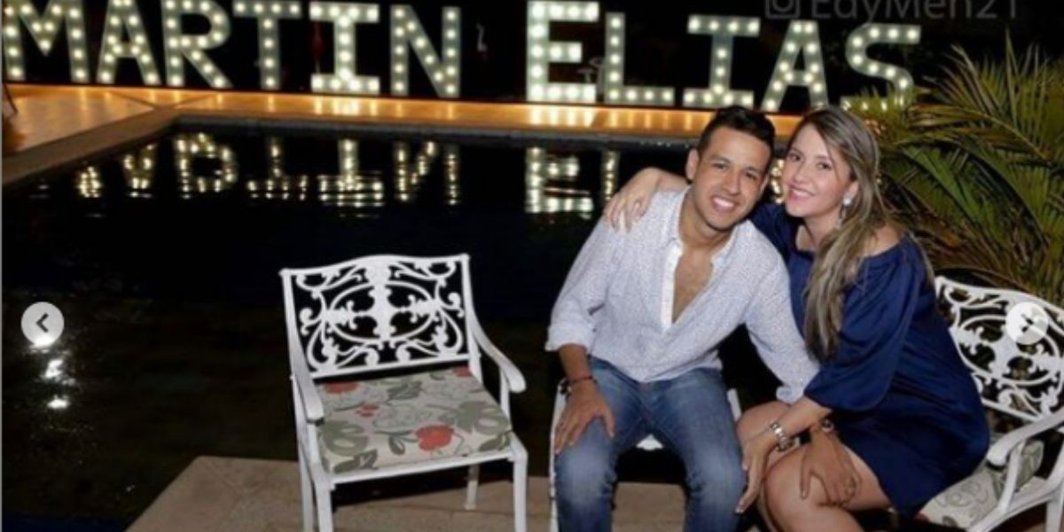 Instagram Martín Elias junto con Dayana Jaimes