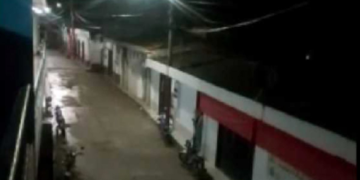Captura de pantalla Lugar donde ocurrió el atentado.