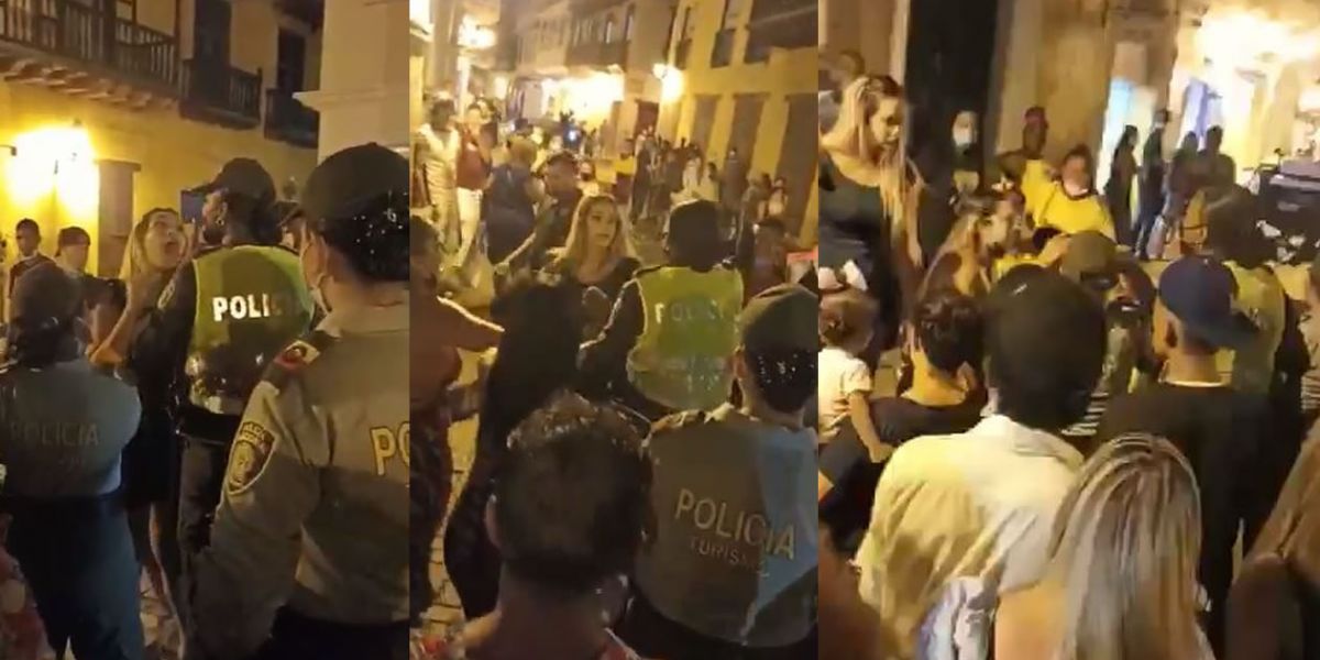 Zona Cero Imágenes de la bochornosa riña en Cartagena.