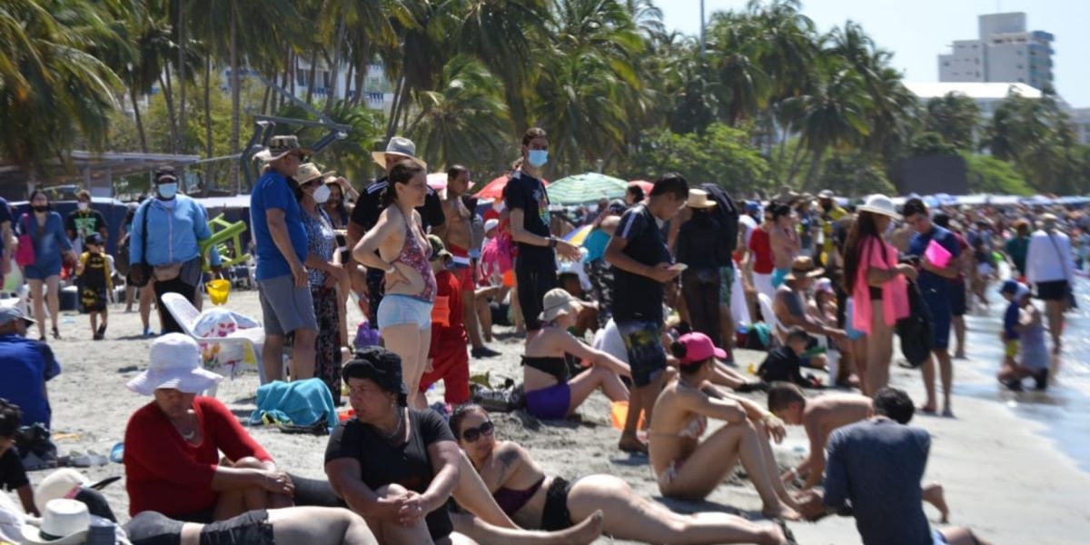 Playa de El Rodadero.