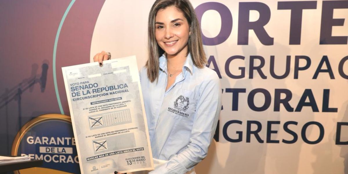 Registraduría El evento contó con la participación de representantes de los partidos.