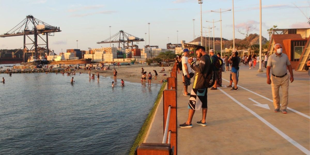 Nuevo Camellón de la Bahía de Santa Marta.