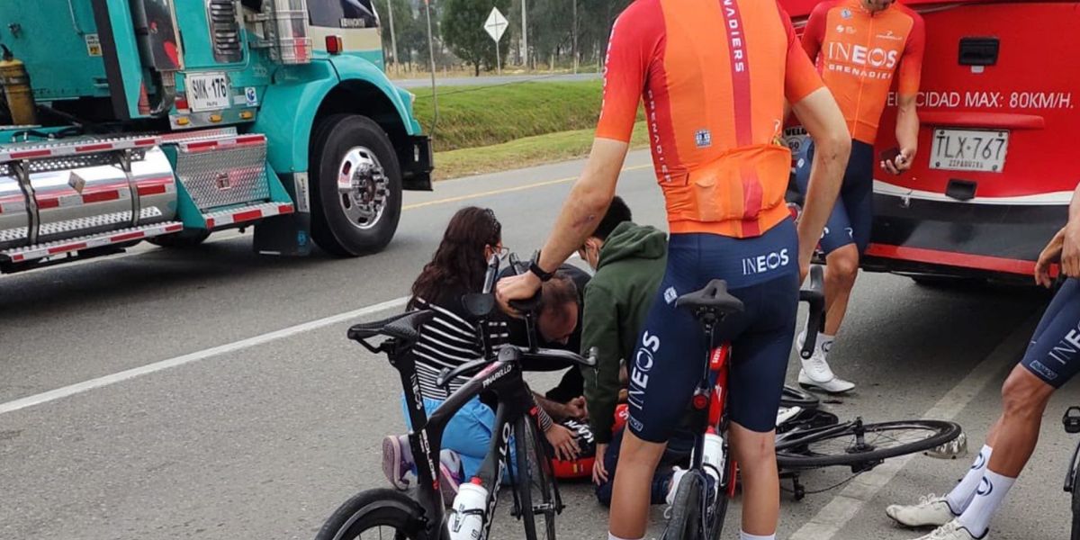 Accidente de Egan Bernal.