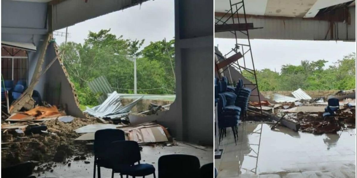 Archivo Daños por huracán que pasó por San Andrés Islas.