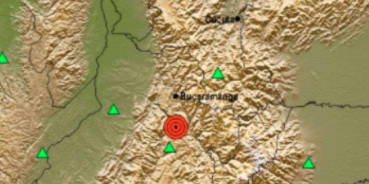 Sismo presentado en Santander.