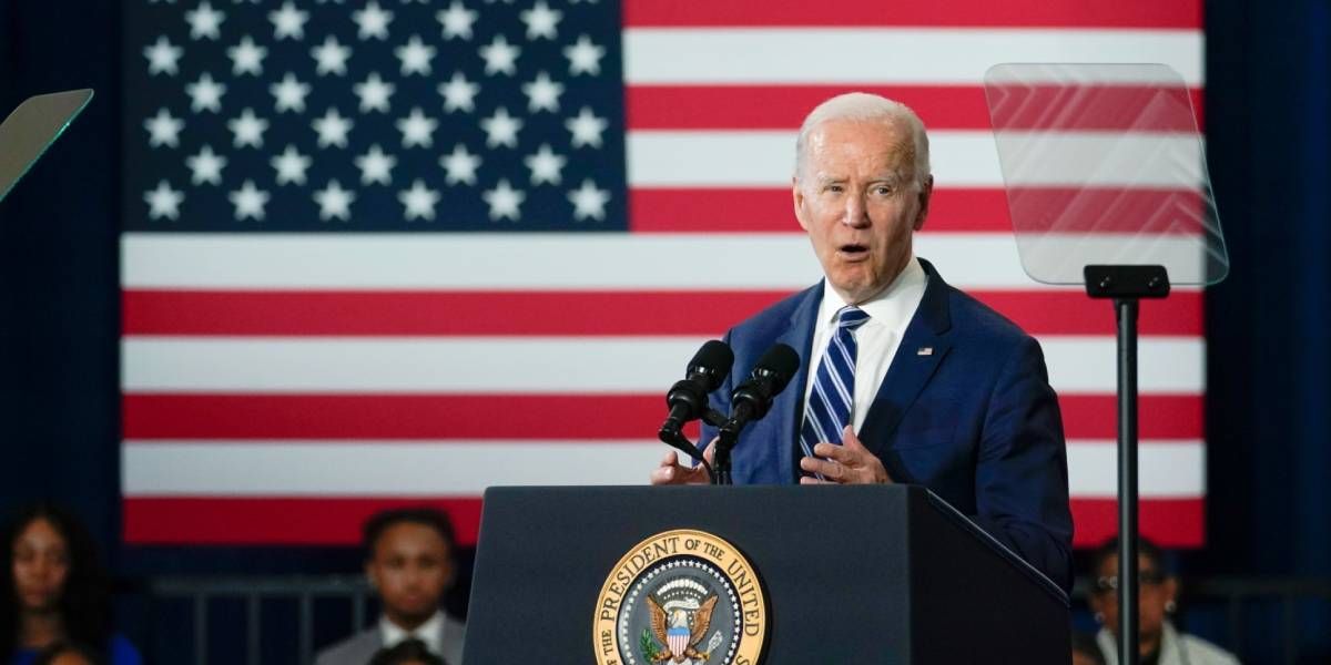 El presidente estadounidense Joe Biden