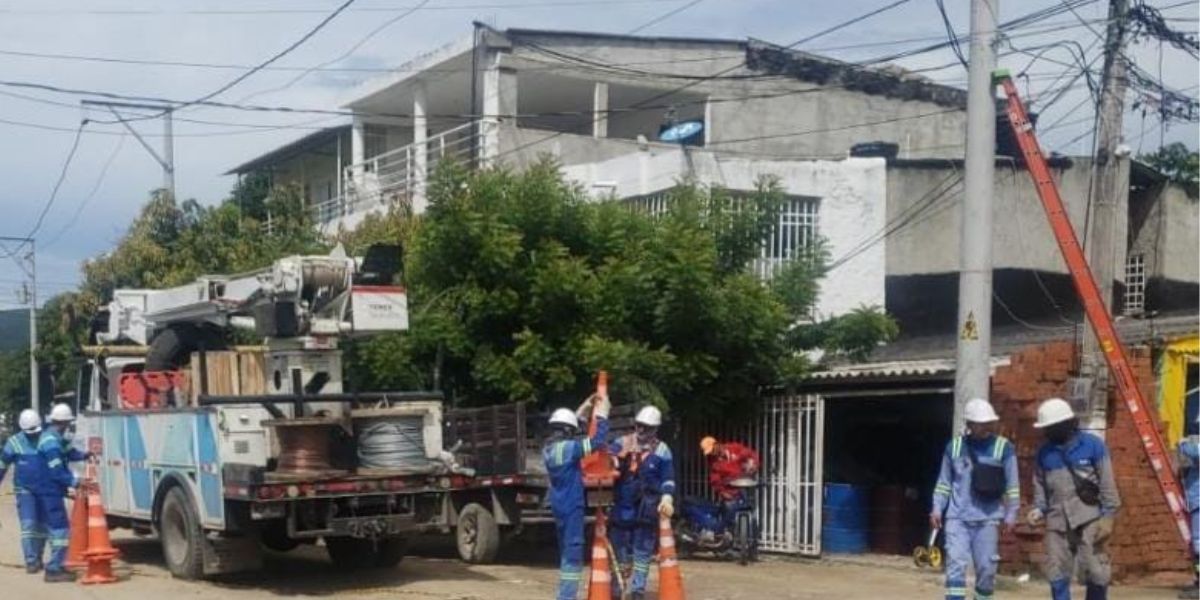 Air-e Nueva jornada sin 'luz'.