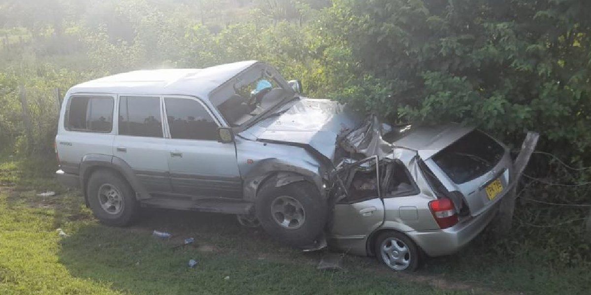 Vehículos involucrados en el accidente vial 