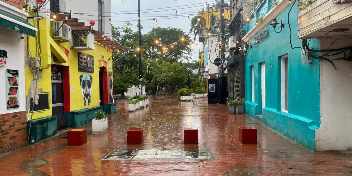 Seguimiento.co Centro de Santa Marta en este viernes.