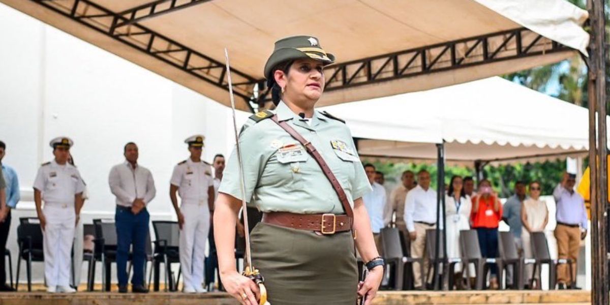 Policía Metropolitana de Santa Marta Adriana Paz Fernández.